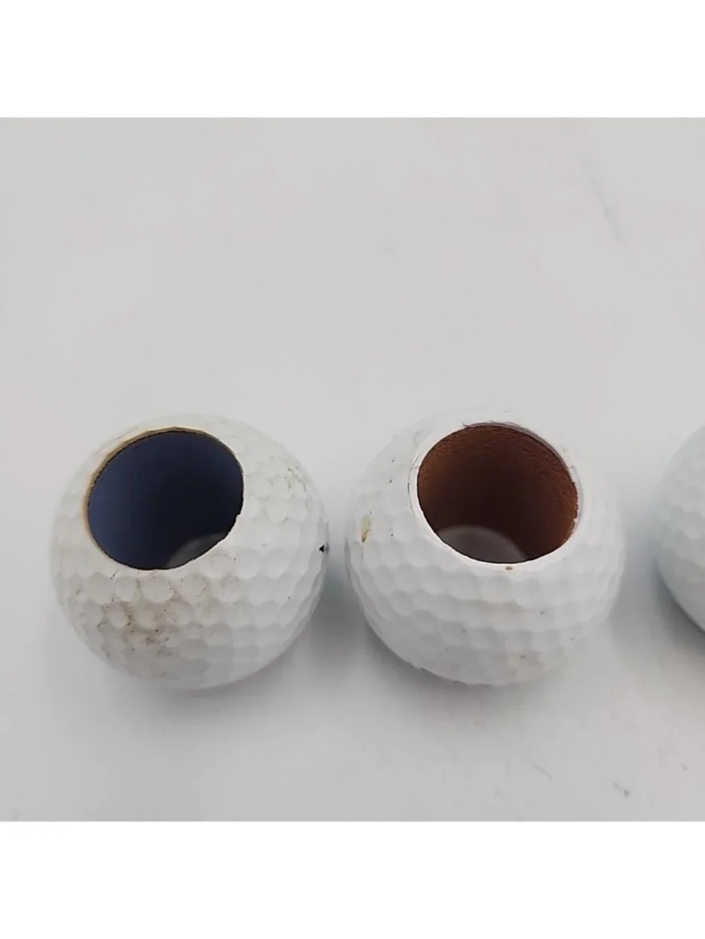 Handmade Titleist Golf Ball Napkin Ring Holders Set Of 4